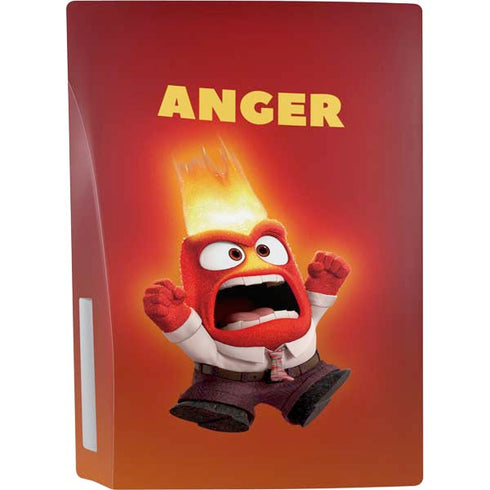 Disney Inside Out Anger Portrait PS5 Console Skin
